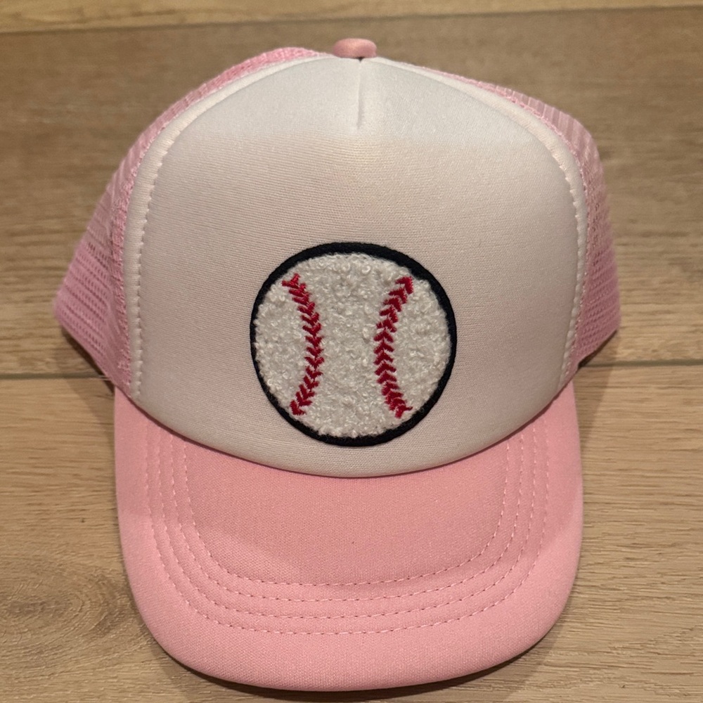 Pink Baseball Kids Hat